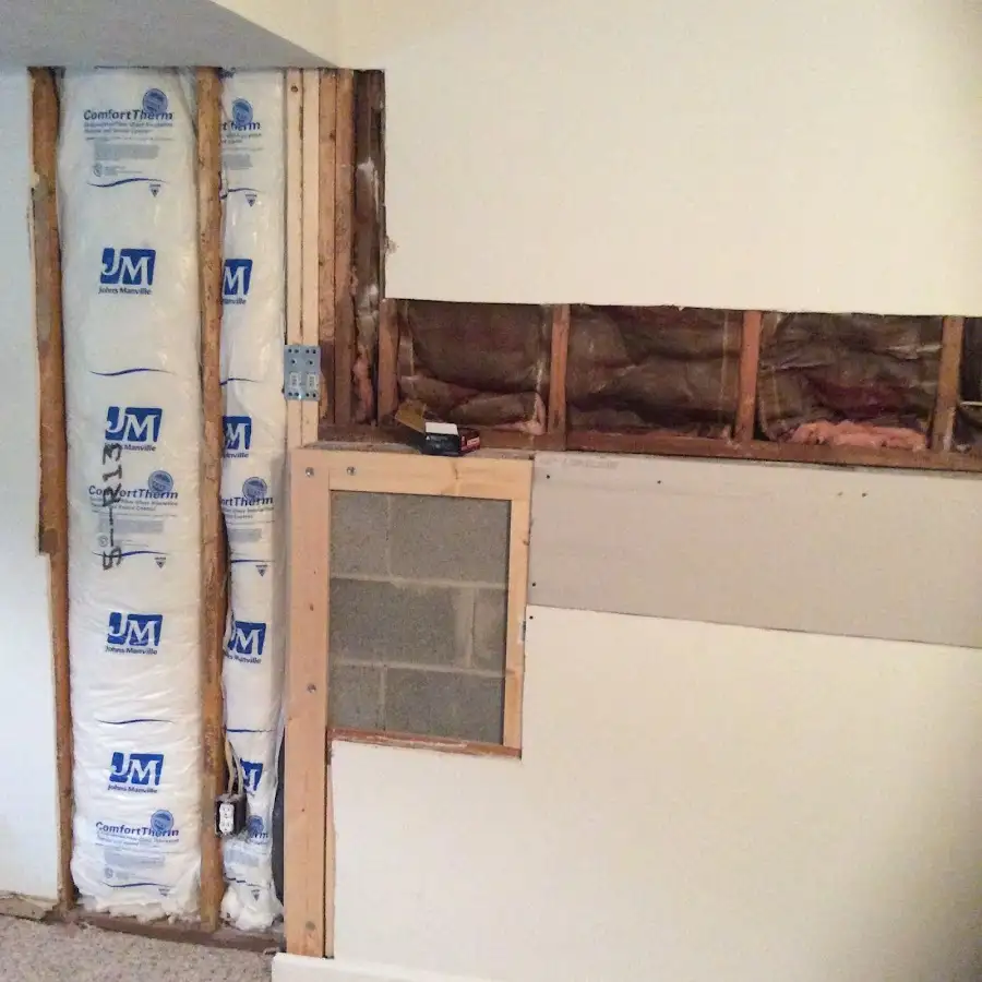 Wall insulation replacement during Contents Cleaning & Restoration in Independence